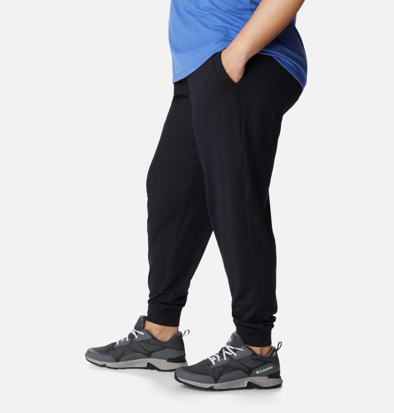 Women's Columbia Weekend Adventure Jogger Black | Plus Size CA-H4A63